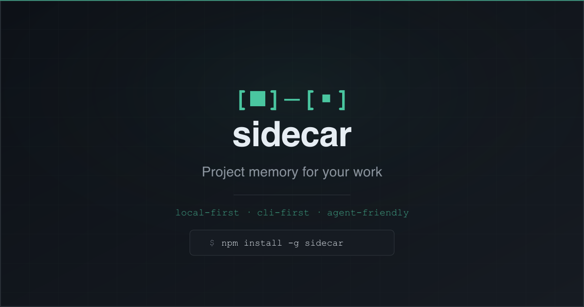 Sidecar Project Getting Started — Sidecar Docs